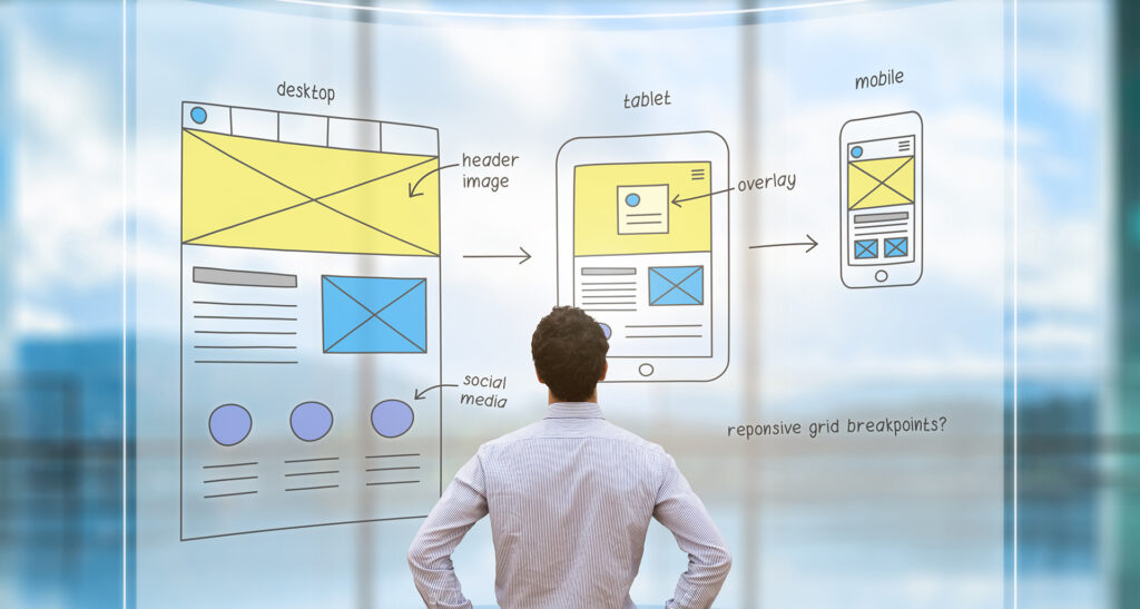 The meaning of UX design in app development banner